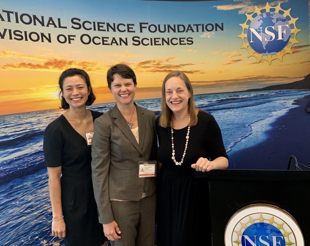 .@NSF_GEO welcomed 3 exceptional #NSFfunded scientists - they are pushing the boundaries of ocean discovery and technological innovation @hughes_lab @CUBoulderATOC @KakaniKatija #OceansMonth #WomenInSTEM