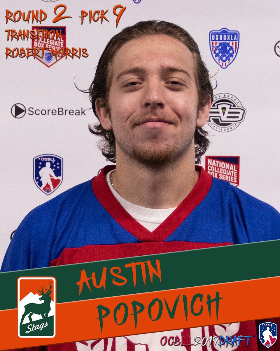 OHCBoxLax's tweet photo. Perhaps our first surprise of the draft! Out of the blue, “Pop” announces his return and luckily the #Stags🦌 snagged him up once he entered the player pool! Crisis averted and a lucky break that comes with a LOT of goals scored! #usboxla #ocbll #ocblldraft2019 #MajesticButMean https://t.co/TGKGy2yjzU