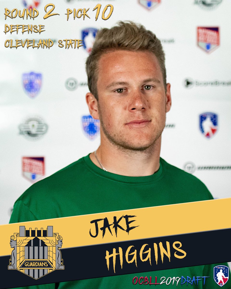 OHCBoxLax's tweet photo. Round out the 2nd round we bring back the #Guardians🗿 ... adding to their stone cold defense is @CSUVikingsLax Jake Higgins! #usboxla #ocbll #ocblldraft2019 #StandGuard https://t.co/eCI96q8fuR