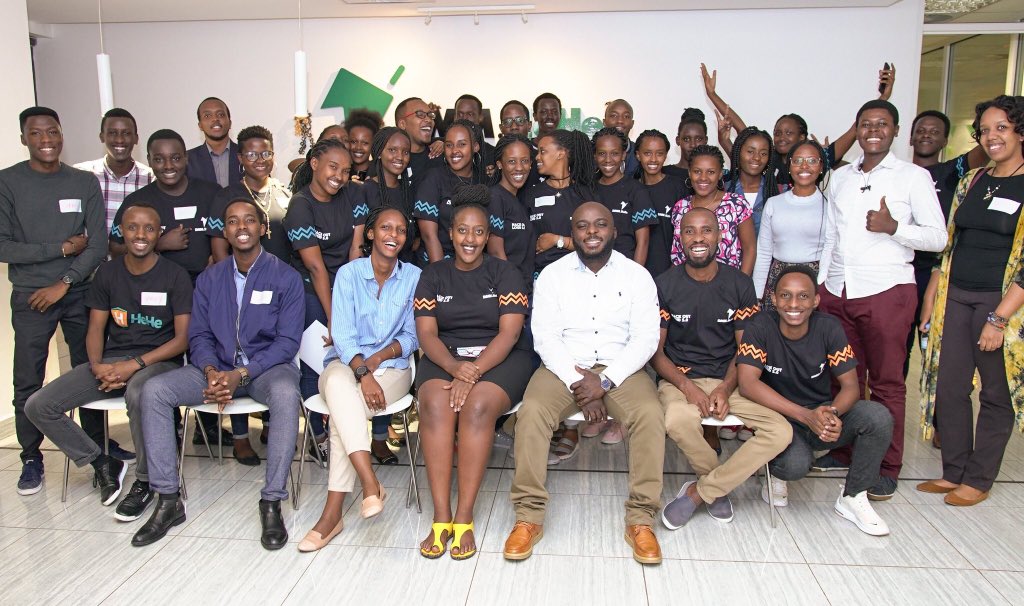 Mutabazichristo's tweet photo. Another team of smart young people deployed to help grow our country! Thanks @DMMHeHe for making it happen for them too. We are all helping grow the tech industry in Rwanda due to this amazing fellowship program. #hol5 @AwesomityLab https://t.co/EhddTo9DVq