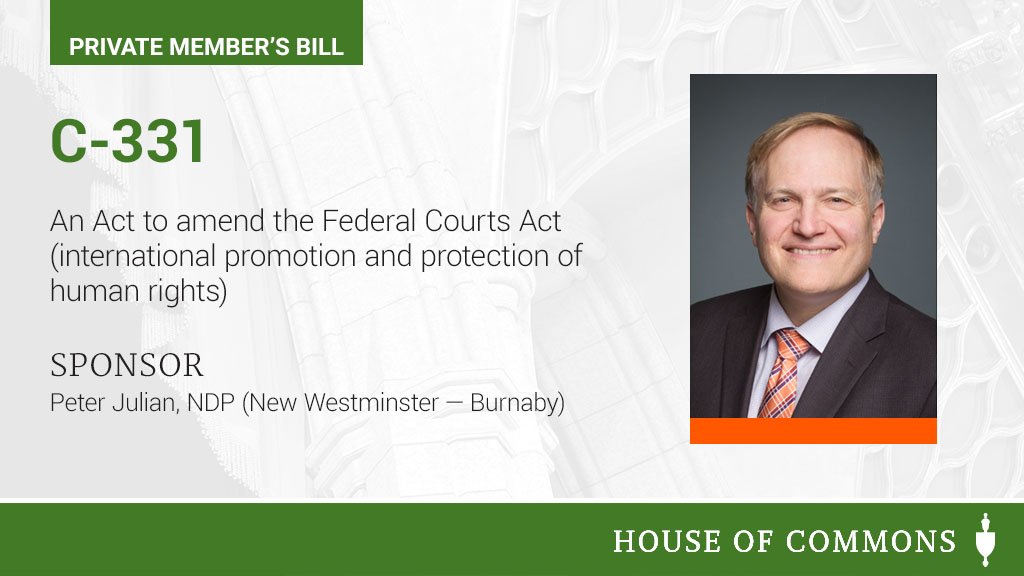 HoCChamber's tweet photo. The #HoC is debating Bill #C331 at 2nd reading. Watch the debate live: https://t.co/9TsiJRWn9R https://t.co/f4lHfNVi8u