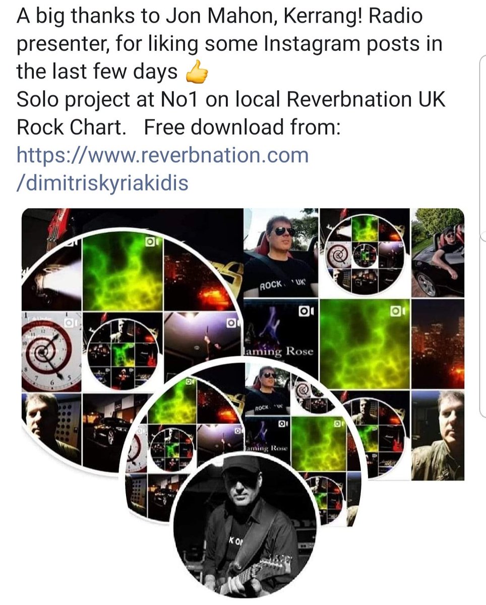 GuitarDoncaster's tweet photo. https://t.co/X4qRWWqlil No 1 on local #Reverbnation #Rock #Chart.
#LovinLeeds #Barnsleyis #SocialRoth #thehdhub #socialsheff #huddersfieldis #wonderfulwakey #derbyshireis #ATLondonUK #yorkshireis #Chesterfieldis #Nottinghamis #uksmallbiz #doncasterisgreat #doncaster #derbyis https://t.co/NWXlxxc3eA