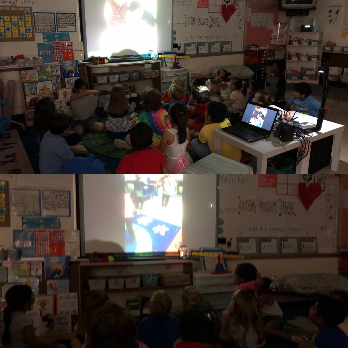 Snyder1stGrade's tweet photo. What a last day!! We watched a slideshow of all the moments from this year, completed one last #breakoutedu to get our summer books, and said our goodbyes! #beatclass! Have a safe summer!! ❤️ https://t.co/u4k3QnVK8W