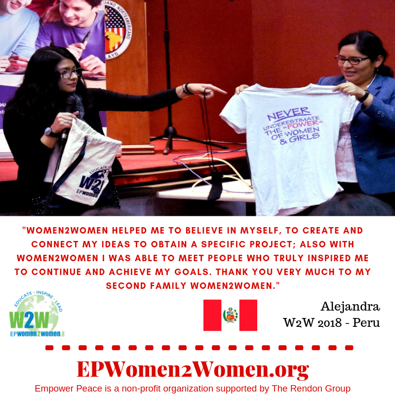 rickrendon's tweet photo. Women2Women has educated, trained and networked over 1,300 young women from over 70 countries. Meet another amazing leader from our Women2Women leadership program! https://t.co/sqw50wG5Aq