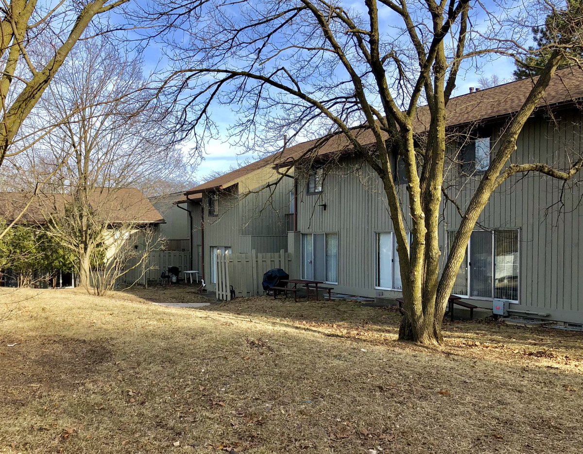 Hellmuth Obama & Kassebaum, Northwood I & IV (1955-56) /// Northwood is a large student housing complex on North Campus—HOK Architects of St. Louis were commissioned to design the sections for married students, which included large sandboxes in the courtyard space.