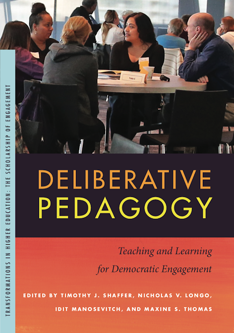 DelDemUCan's tweet photo. How can we encourage students to consider multiple perspectives &amp; move toward action through informed judgment? Check out Deliberative Pedagogy Lab's website. What a goldmine! @timothyjshaffer  https://t.co/e64SVnfwXB https://t.co/1PX1M5QDif