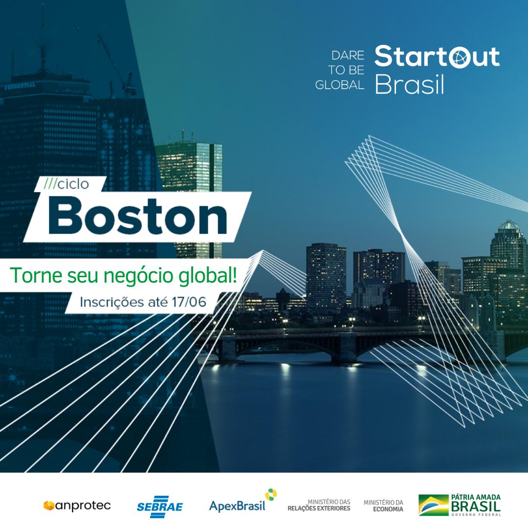 Conquiste o mundo com seu negócio!

Internacionalize sua startup com todo suporte e capacitação necessária, em uma imersão completa em Boston!

Inscrições só até segunda (17) - ow.ly/Rgd150up7Cj