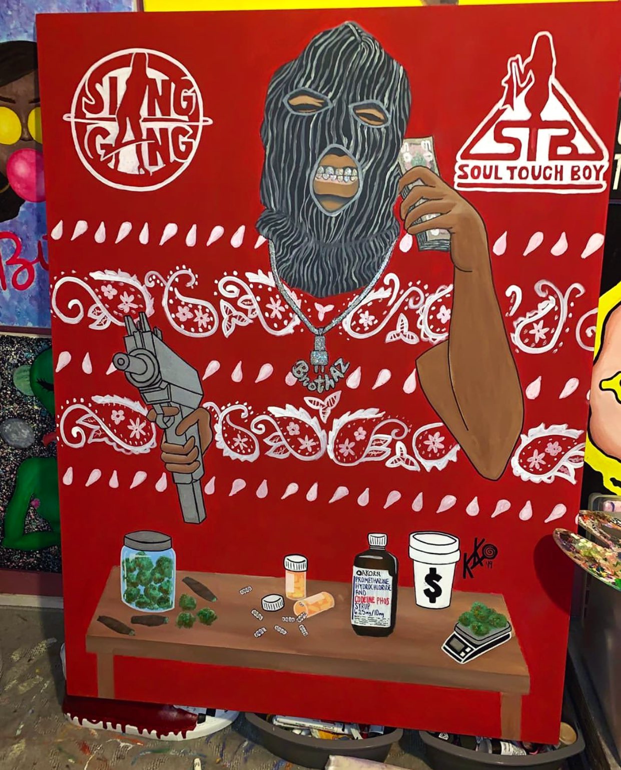 lightskin picasso on Twitter "i go hard in da paint 👩🏻‍🎨 iTrapArt…