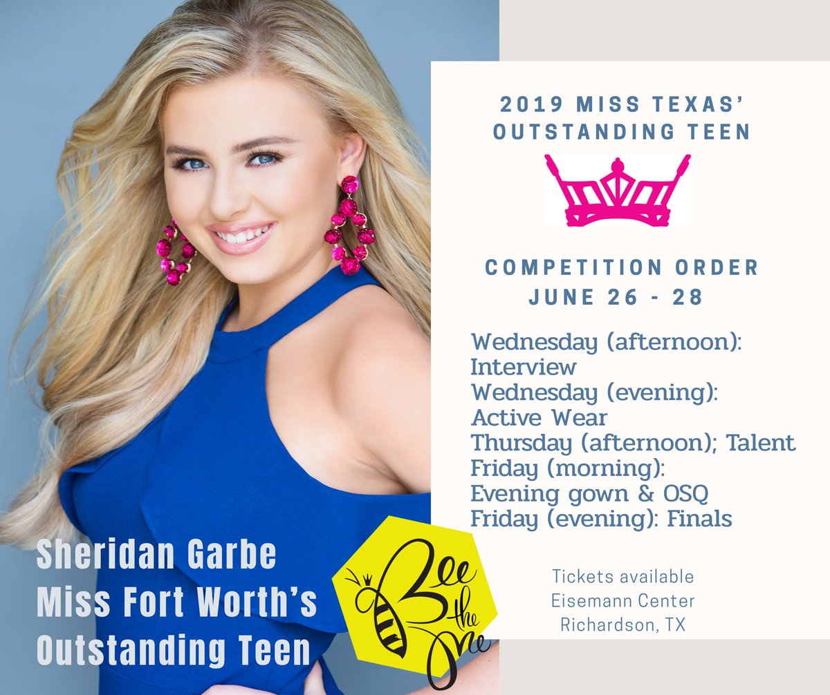ldw1971's tweet photo. Come see Sheridan compete at #MAOTeenTx!
#MAOTeen #MAOTeenFortWorth #crowncowtown #GHSUnity https://t.co/vd65Q2Kl6d