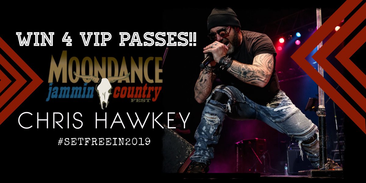 KellyKix's tweet photo. WIN 4 VIP Tickets @jammincountry & a private hang w/ @Chris_Hawkey!
All thanks to @MichGoldenLight
To enter, share your favorite CHawk fan photo w/ #SetFreeIn2019 by 10pm Thursday, 6.13.19 when a WINNER will be announced! https://t.co/HsOOIXjwir