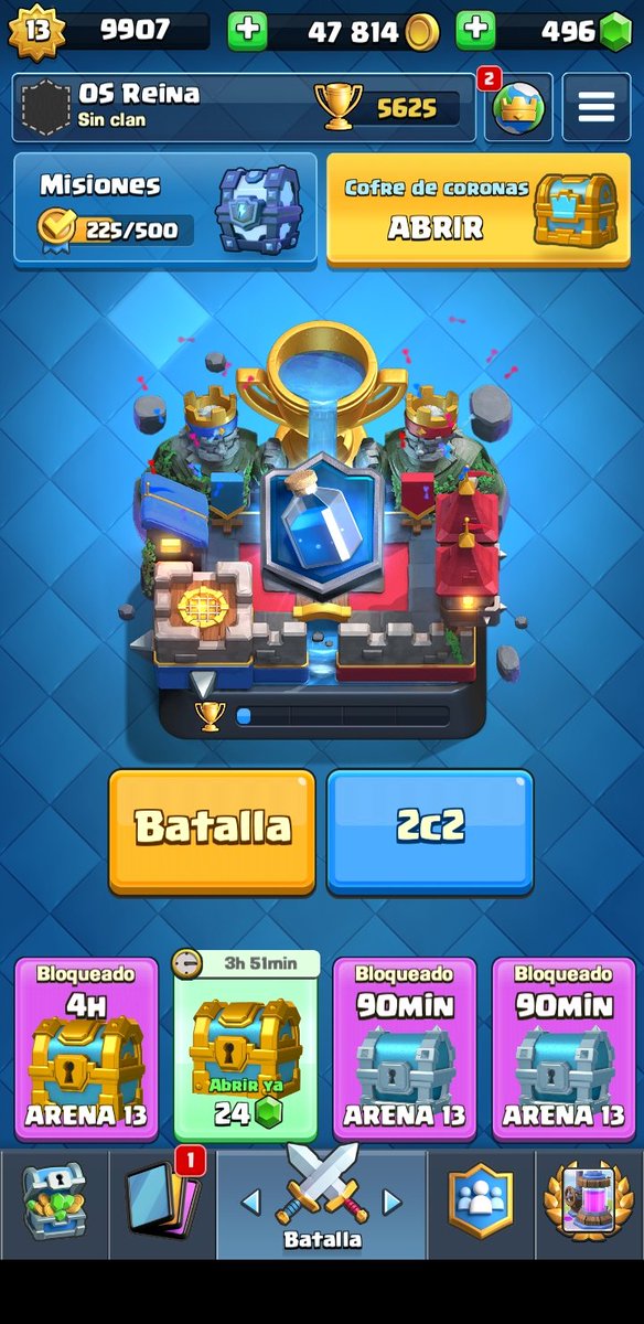 Colgué en jugar al clash pero ya estamos :v 💞