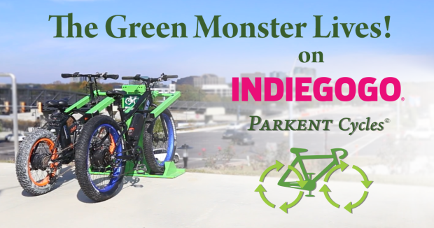 ParkENTCycles's tweet photo. Thank you to @MyMobileAppHero for sponsoring The Green Monster! It's not too late for YOU to sponsor another!! Check out the @Indiegogo campaign at https://t.co/HBuKLryGw2
#micromobility #chargingstations #IoT #ebikes #bicycle https://t.co/ICKx8b8j78