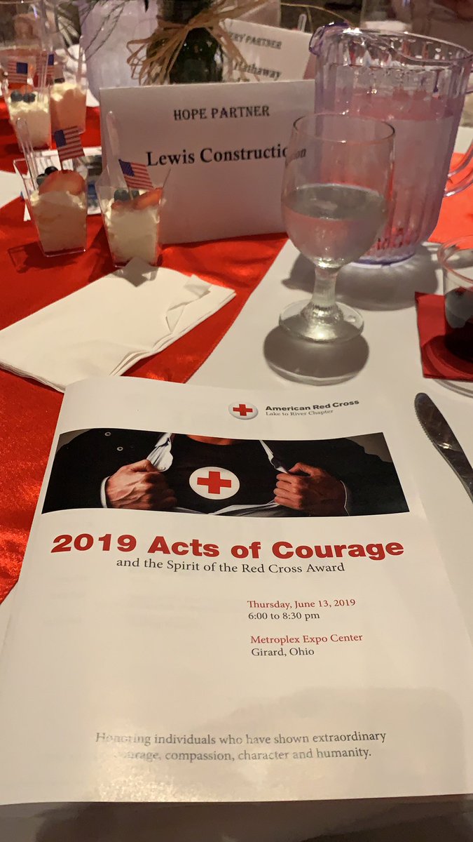 Supporting the Red Cross and hearing wonderful stories of courage!