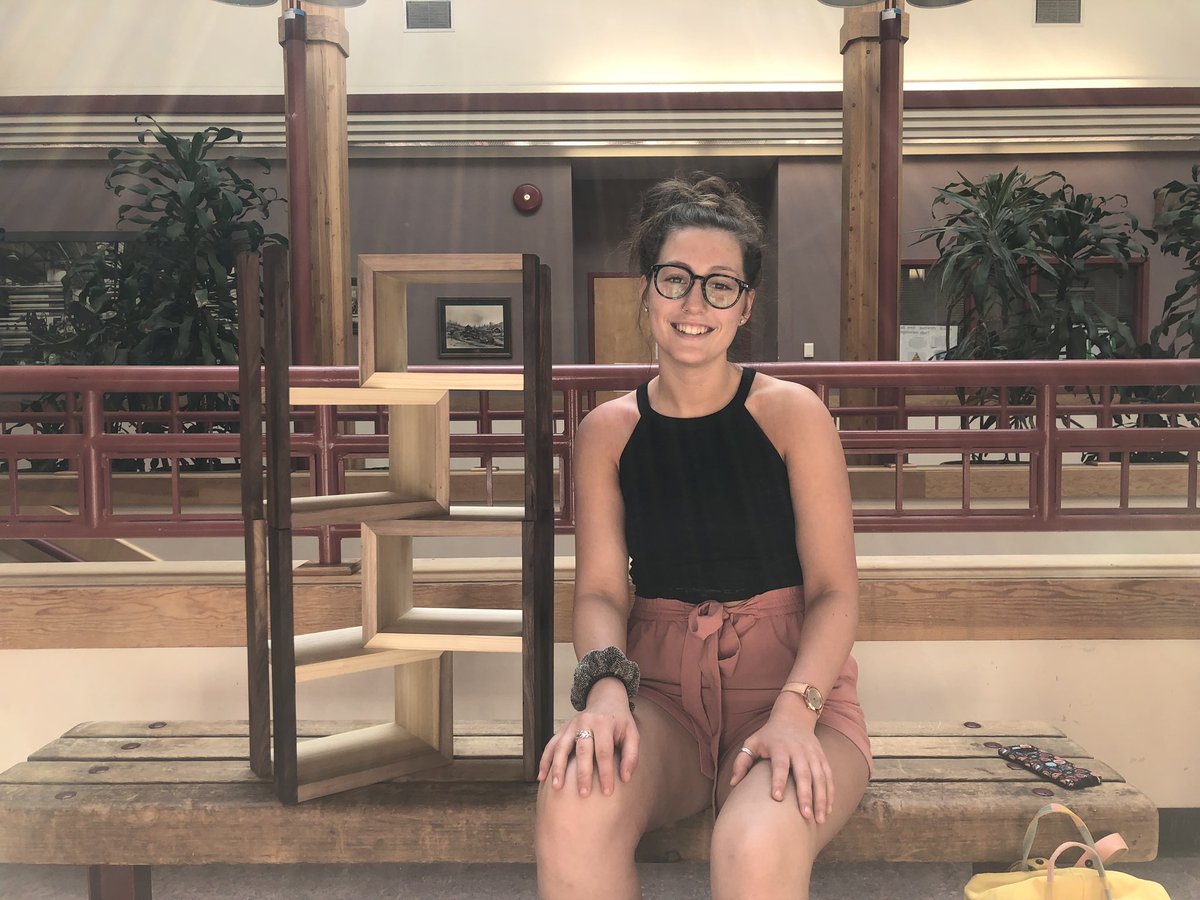 Now that’s project-based learning!  Final Grade 12 assignment; it’s a beaut!  #shemadeit #maker #pbl #canadianwoodworker <a href="/sd47_brooks/">Brooks Sec School</a>