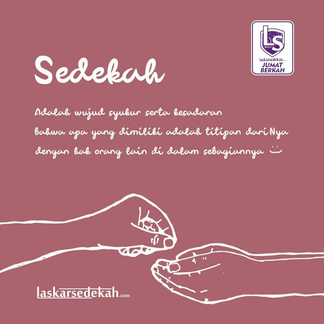 LSSurakarta's tweet photo. QS. Al-Baqarah ayat 267: 

"Hai orang-orang yang beriman, keluarkanlah/nafkahkanlah (di jalan Allah) sebagian dari hasil usahamu yang baik-baik dan sebagian dari apa yang kami keluarkan dari bumi untuk kamu."

#jumatberkah
#sedekah
#sedekahonline
#laskarsedekah https://t.co/PjZxDo02B3