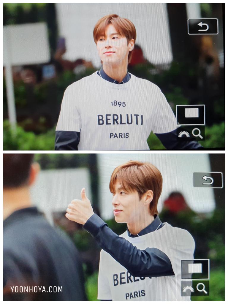190614 KBS 뮤직뱅크 윤호 첫방 출근길~ #Follow #TrueColors #UK #유노윤호