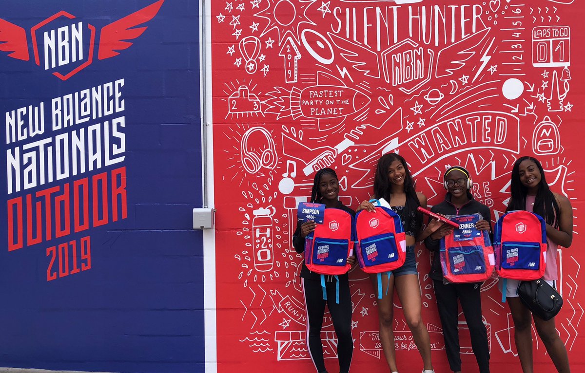 Great first day at New Balance Nationals in Greensboro North Carolina. Good luck! We are all cheering for you back home!