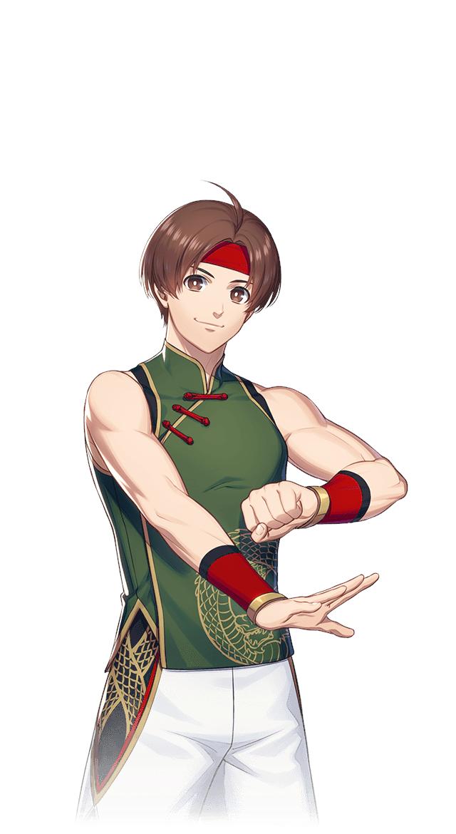 SIE KENSOU (椎 拳崇)Height/Weight: 172cm/61kgBirthday: 9/23Country: ChinaFighting style: Psychic powers + Chinese kung fu + Wing ChunA Chinese youth who trains under the same master as Bao. It is implied he may have been an orphan as well, but it's not too clear.