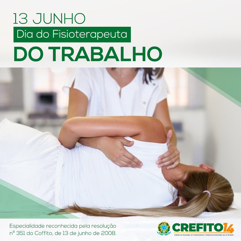 Crefito14's tweet photo. A Fisioterapia do Trabalho surgiu da necessidade de acompanhamento da saúde do trabalhador, baseada na ergonomia, atividade laboral, biomecânica, entre outras. Previne, resgata e mantém a saúde ocupacional. Parabéns, Fisioterapeuta do Trabalho! #fisioterapiadotrabalho #crefito14 https://t.co/DWzNseEU5h