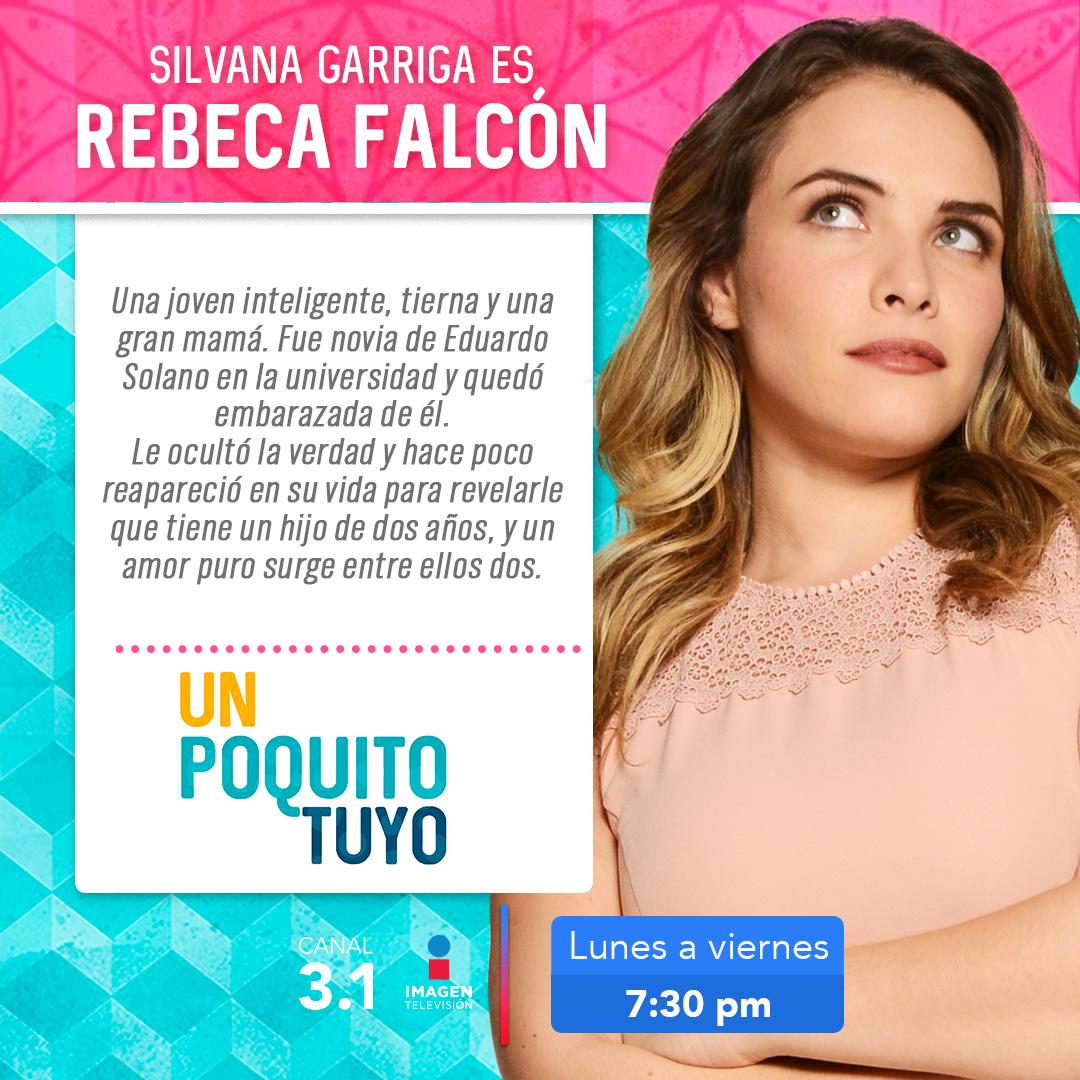<a href="/silvanagarriga/">SILVANA GARRIGA</a> es quien interpreta a Rebeca, el amor imposible de Eduardo Solano, ¿o ni tan imposible? 💍💘😏 #UnPoquitoTuyoTV