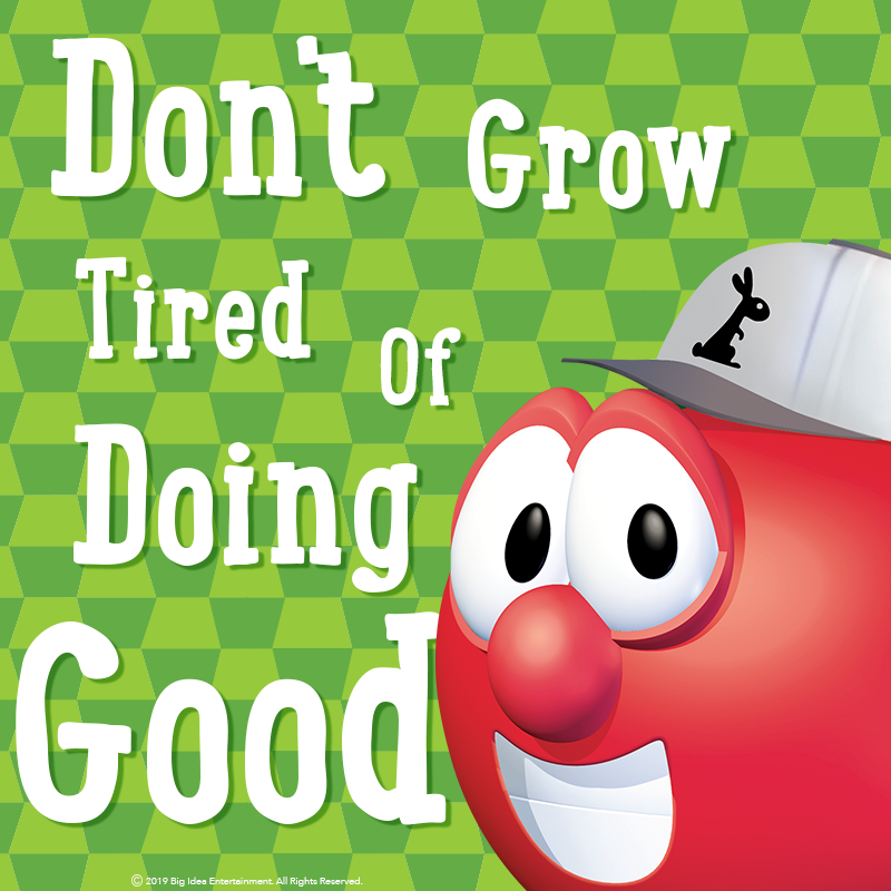 VeggieTales's tweet photo. Doing good is possible with God's help.
#Thursday #ThursdayThoughts #DoGood #HelpOthers #KindnessMatters #GodisourStrength #VeggieValues #VeggieTales https://t.co/YhXtmsSdwZ