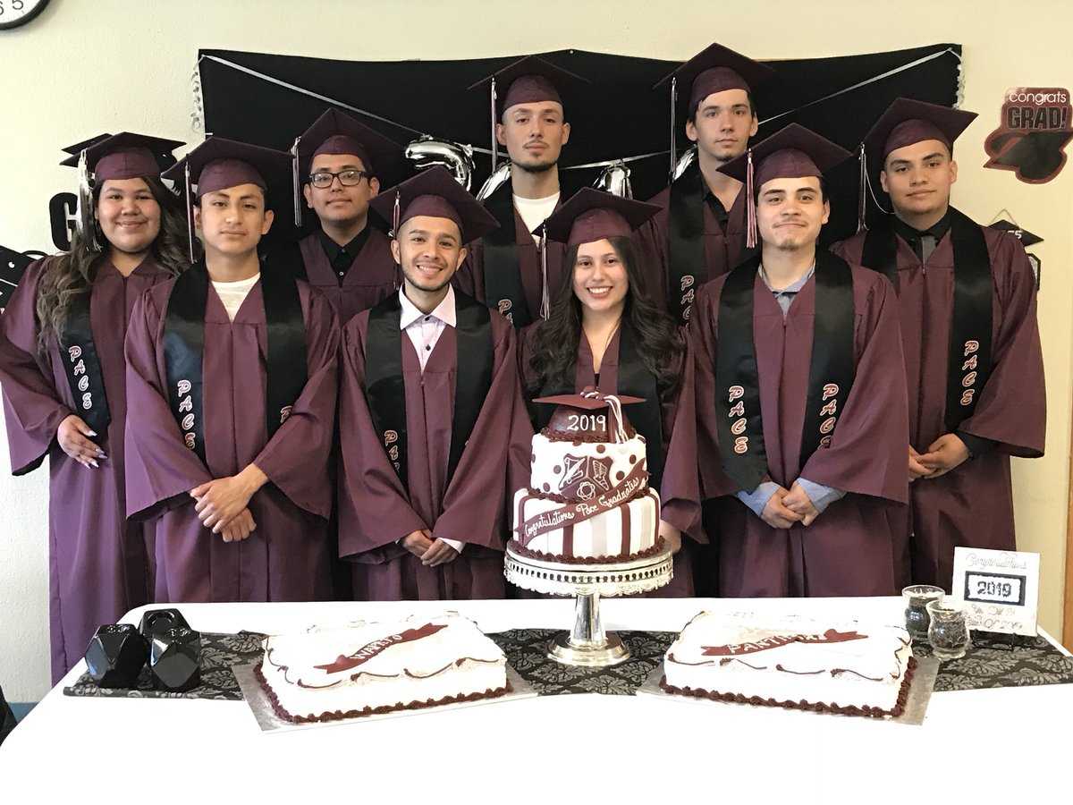 The PACE High School Class of 2019 is ready!  Their graduation ceremony is now just minutes away.  Congratulations PACE graduates!!
