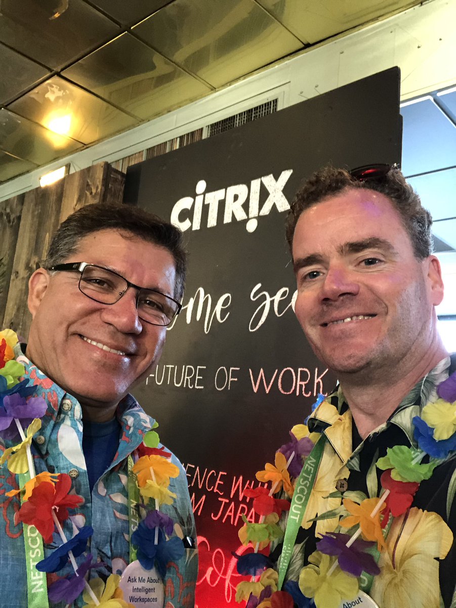 BlacklockSteve's tweet image. It’s a tough job, but someone has to do it, eh Mr @JimLspot ? #CitrixIsHow #Citrix #CiscoLive2019