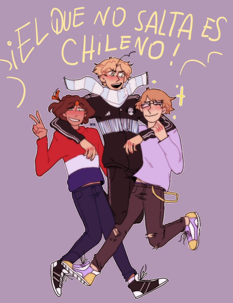 mis tres novios 

juas no se enojen
#latinhetalia #lhargentina #lhuruguay #lhparaguay