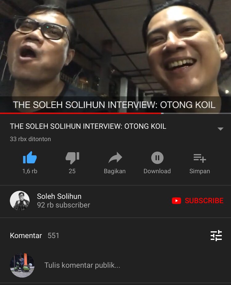 MaloneRopak's tweet photo. Bagus untuk di simak 
#interview #soleholihun #otongkoil #koil @solehsolihun @otongkoil https://t.co/y8oCAZKUqD