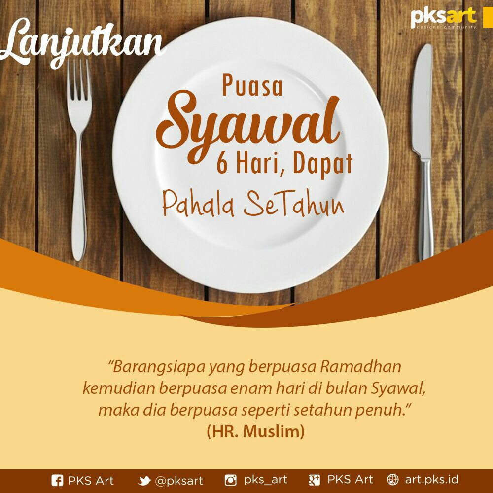 MardaniAliSera's tweet photo. Syawal sudah sepekan, artinya masih ada 3 pekan lagi kita tunaikan puasa sunah yg keren &amp; dianjurkan yaitu Puasa 6 hari bulan Syawal. Cukup lah jika dilakukan Senin &amp; Kamis 😎🙏. #PuasaSyawal https://t.co/bP1vZsLdM7