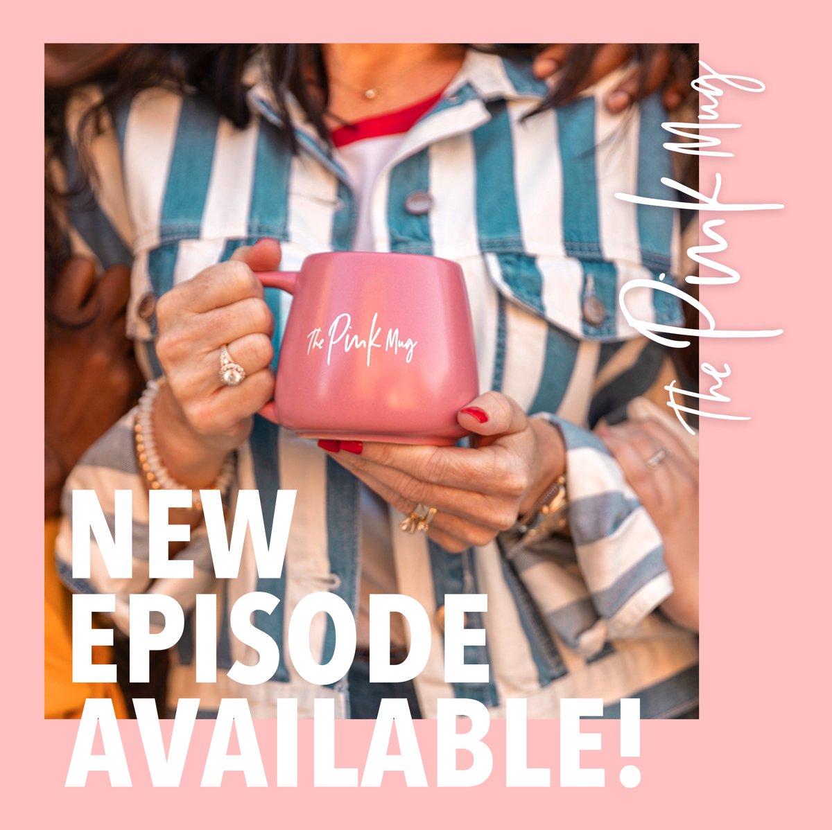 jamesriver's tweet photo. Woohoo!! The latest episode of The Pink Mug is NOW AVAILABLE!
Check out our Facebook page or YouTube  channel to view this episode. OR you can listen on your favorite podcast platform!
Apple Podcast
Google Play
Spotify
___
#designedsisterhood #dsgirl #thepinkmug #podcast https://t.co/Bx4PGdR3ws