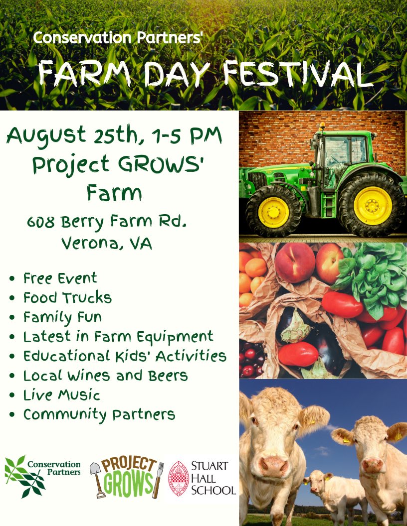 PreserveVaLand's tweet photo. Join us! 🌿#farmdayfestival2019 #sustainability #promoteagriculture https://t.co/UcXUt9kKgE