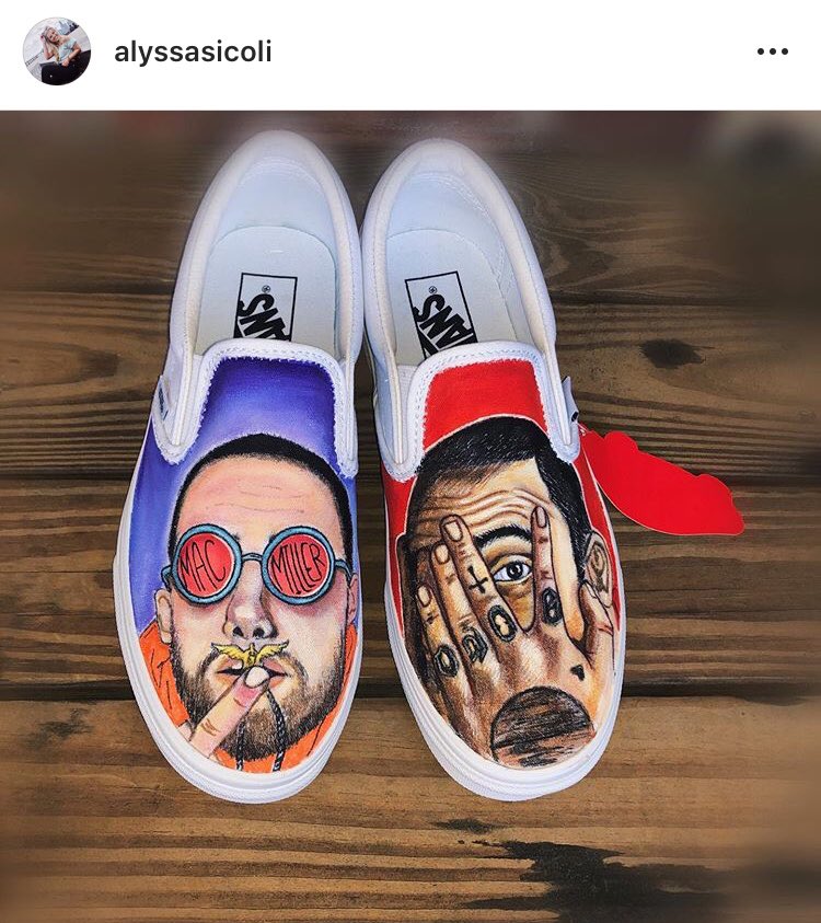 kendallspiz's tweet photo. The raddest pair of vans ever. Thanks Alyssa, u da bomb https://t.co/xDEkC1ytRO