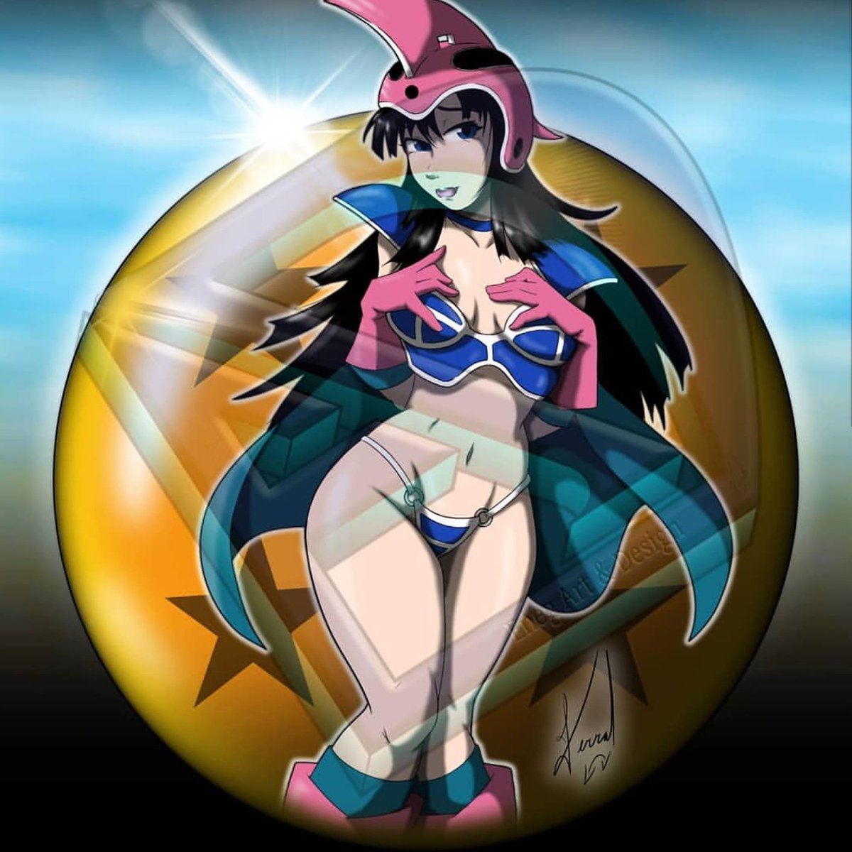 Enegafterhours's tweet image. Should i do another print of ChiChi but with more clothing for #geekdcon. Or is this one ok?
#originalart #fanart #mangaart #pinup #dbz #dragonballz #chichi #armoredchichi #Eneg_art_design