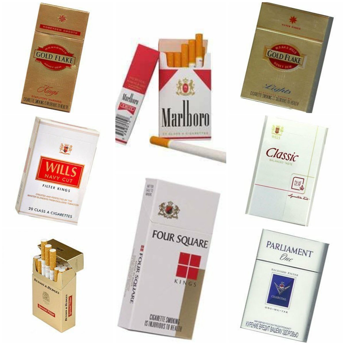 tanucanary's tweet image. I cant find  recent pictures of packaging of these brands of cigarettes. Do they have 85% depiction of #SmokingKills image, as directed by Govt. Of India?  India should go for #plainpackaging.