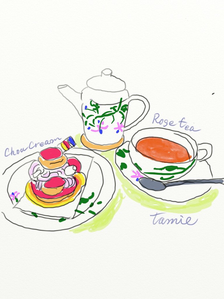 mintohouse's tweet image. お絵かき 練習しました😊