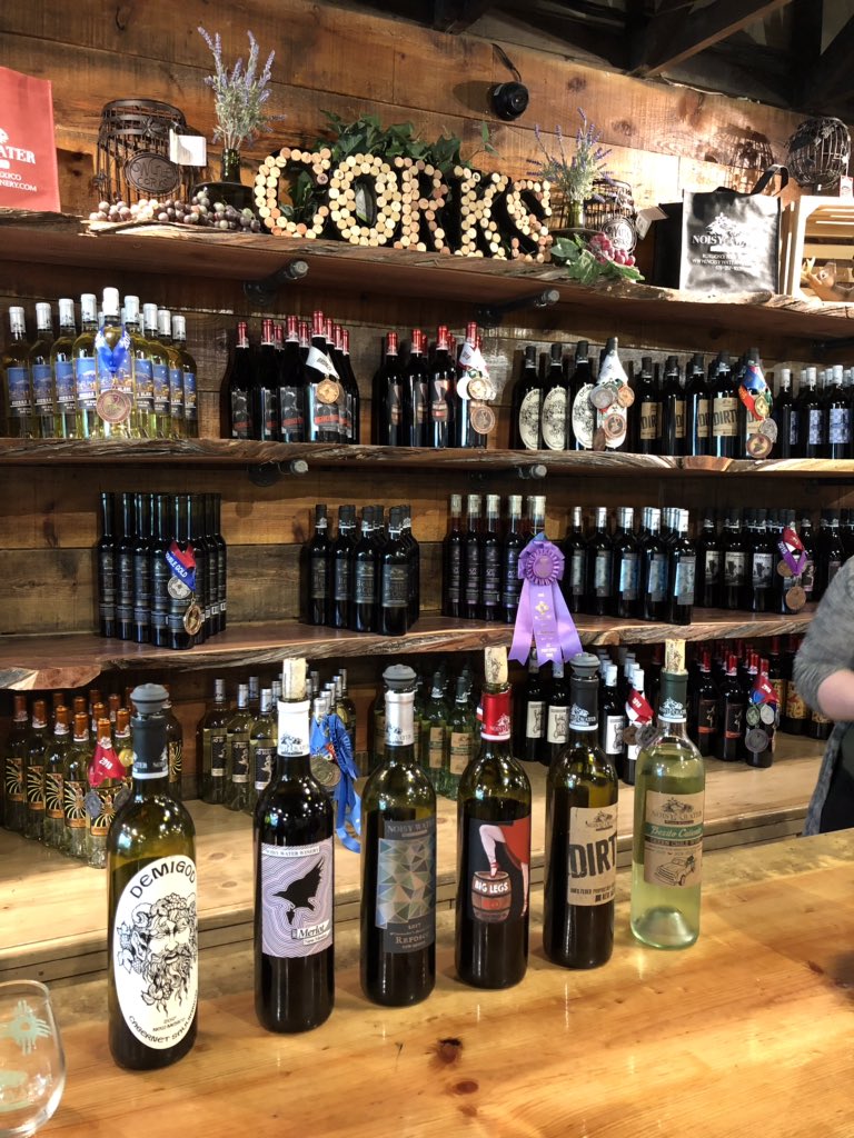LtTourists's tweet photo. Stopped by Noisey Water Winery. We both did a 4 wine tasting. All were good. Ended with the Hatch Chile wine. Sweet with hatch Chile flavor. #wine #newmexico #ruidoso https://t.co/DQ0VwGa30Z