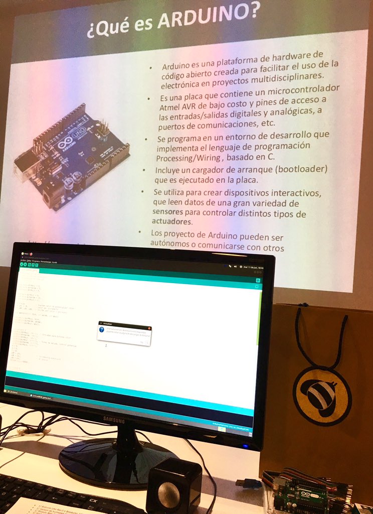 OpenHacks's tweet image. Arrancamos una nueva edición del curso básico de #arduino con introducción a #iot 👊🏻💻📟🖲#MakeItHacking #openhardware @ioThinkTech @interadyn