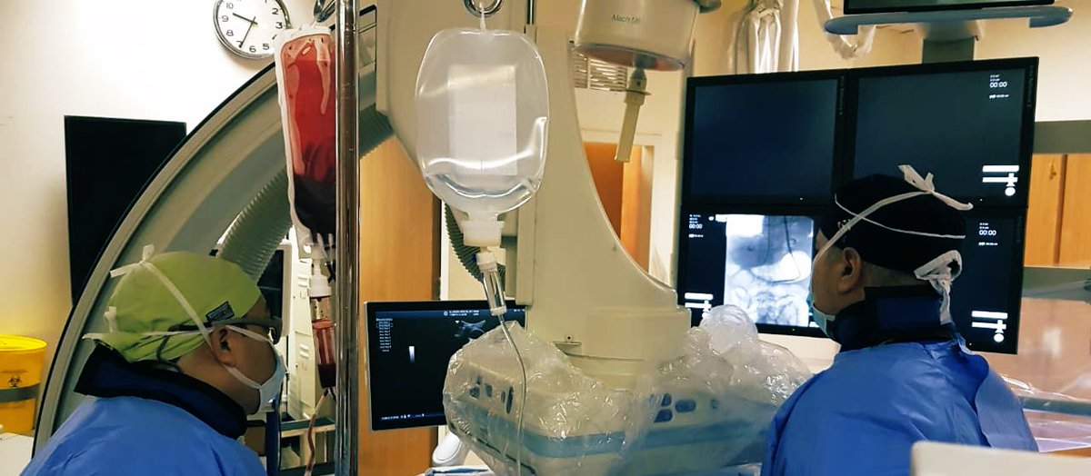 NshRadiology's tweet photo. Successful #Direct #Intrahepatic #Portosystemic #Shunt Creation in a 22 year old with liver cirrhosis and large gastric and esophageal varices #IRad #Intervention #Radiology https://t.co/FcXImeQUeG