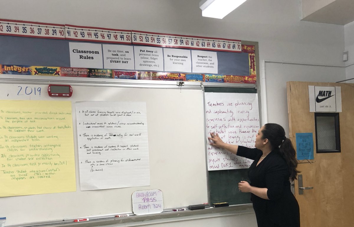 UNMSRocks's tweet photo. At UNMS we value inquiry, process, collaboration, reflection, feedback, goal setting, and action planning. #unmslearns #clericalday https://t.co/infZBKsY3t
