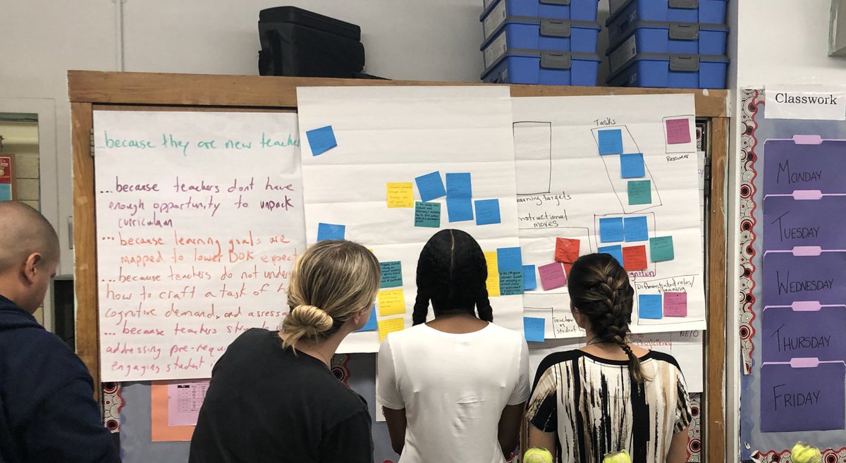 UNMSRocks's tweet photo. At UNMS we value inquiry, process, collaboration, reflection, feedback, goal setting, and action planning. #unmslearns #clericalday https://t.co/infZBKsY3t