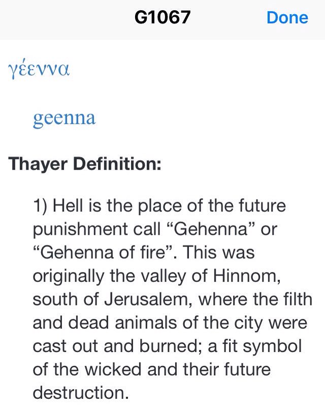 The word Gehenna is the word the Messiah used 12 times to refer to where the wicked will be sent to at the end of time, after the Day of the Lord at the end of this Age. This is a place of destructive fire, what people could call hell-like.