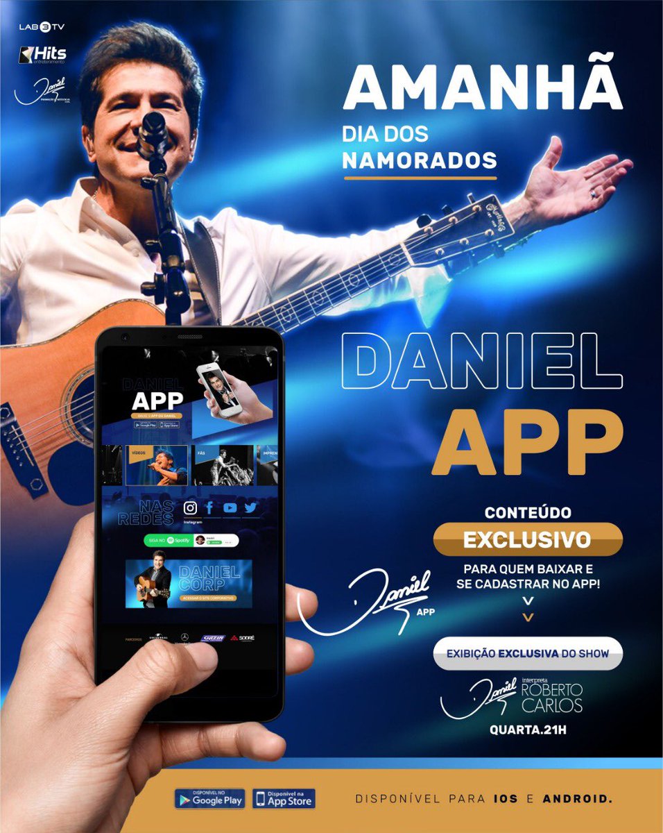 cantordaniel's tweet photo. #DanielAPP | Quer saber tudo sobre o lançamento? Confira a legenda no https://t.co/BdKolKr4O3 ou https://t.co/hPgpWd9xOT ❤️ Aguenta coração... tá chegando a hora!!! 😉📱 #ProduçãoDaniel #APPDaniel https://t.co/jCRYAaWkgl