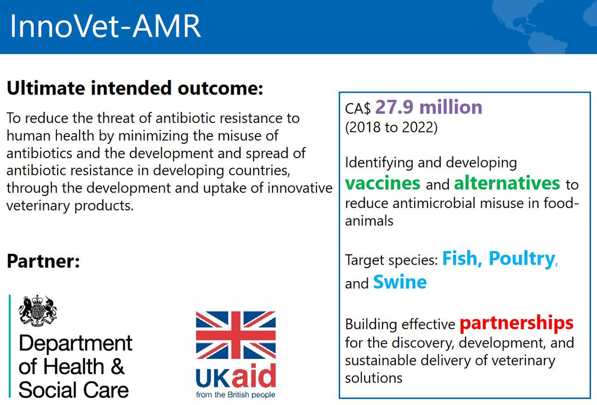 Livestock_IDRC's tweet image. Thank you to all who participated at the 1st day of our inception workshop at @IDRC_CRDI on #AntimicrobialResistance. We had the pleasure to learn from many researchers working on 11 funded projects for #InnoVetAMR @DHSCgovuk @UKAidDirect

See 11 projects: bit.ly/2XDSnC3