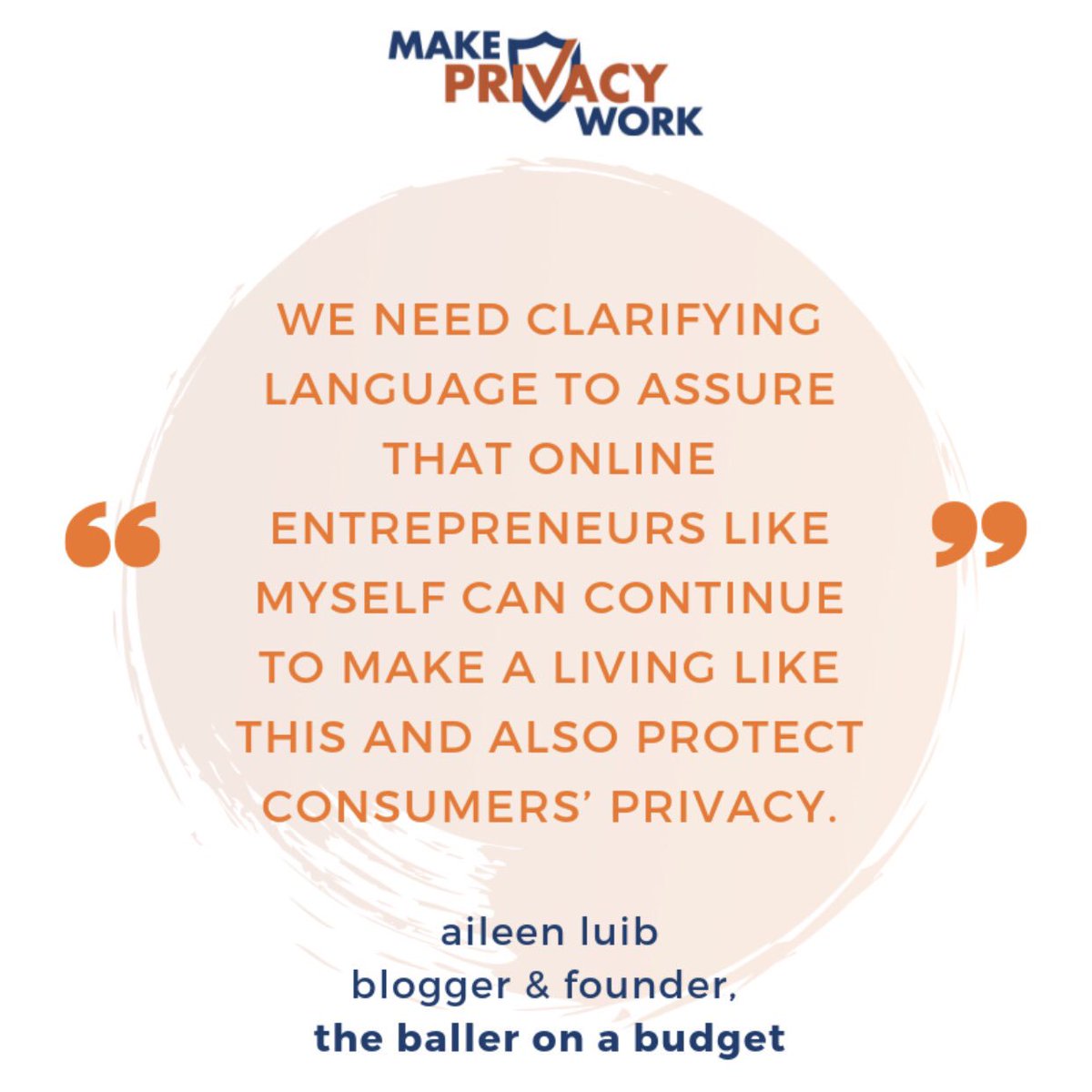Check out <a href="/budgetballer_/">BALLER ON A BUDGET</a> asking legislators to make #PrivacyFixes to the #CCPA. <a href="/Capitol_Weekly/">Capitol Weekly</a> highlights how this will impact female bloggers &amp; entrepreneurs if changes are not made. Read more at: bit.ly/2WZ6Xah 

#MakePrivacyWork