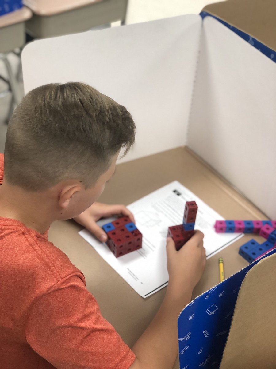 math_durant6's tweet photo. Students had the option of designing a cereal box OR building a tower and calculating volume and surface area. Different assignments, but assessing the same content! https://t.co/9QRbRu92JY
