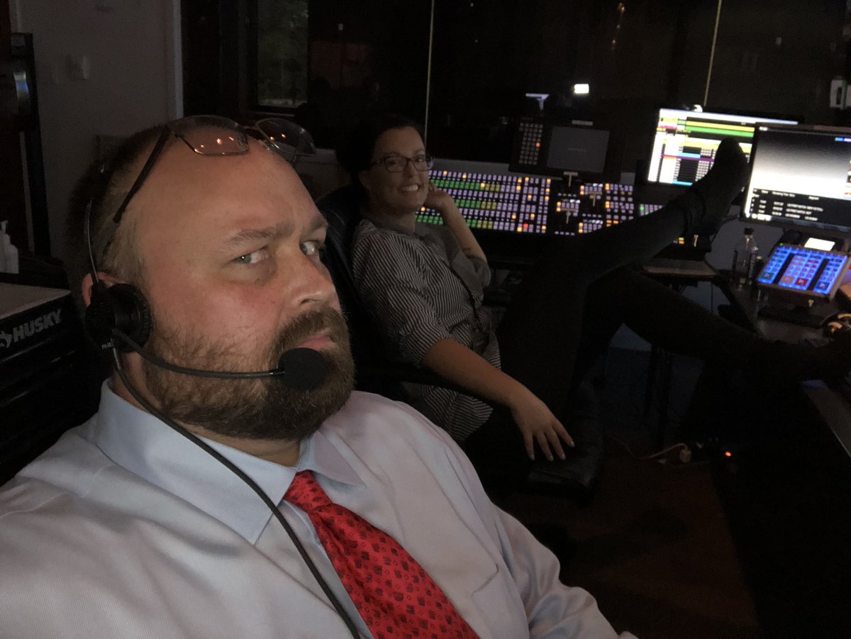 MikeNavinTV's tweet photo. Assisting for @SoundBiteATL at 6:00. She’s coughing her bronchitis all over the place. It’s repulsive. https://t.co/ujUVjRPrc2
