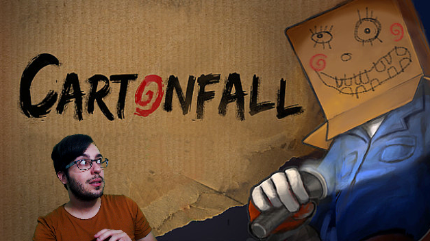 P0PiTiN's tweet photo. Esto es lo que pasa cuando un loco con una caja en la cabeza te secuestra... #TwitchAfiliados #Cartonfall en https://t.co/f4FfSkosbk https://t.co/KelT8YNDh7