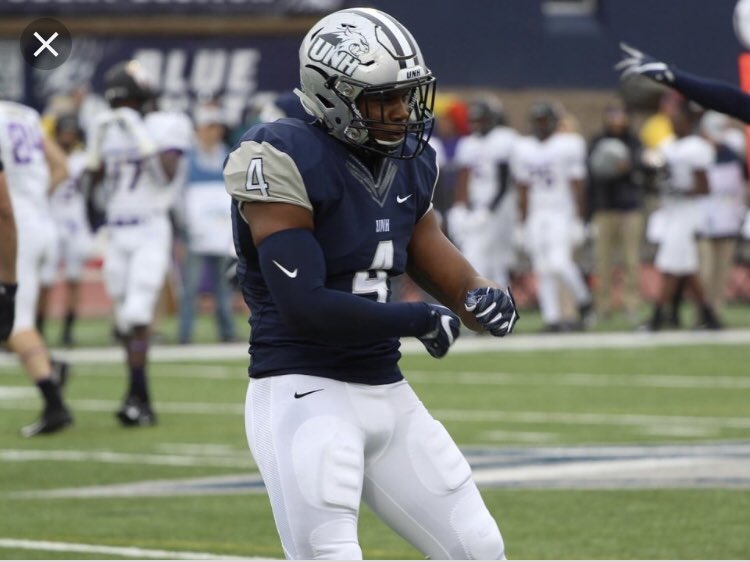 paulyfresh15's tweet photo. Blessed to have receive my second scholarship offer from the university of New Hampshire🙏🏽🏈@JohnBowes3 @Hanna_Tribe @UNH_Football https://t.co/xW9koZ8nRD