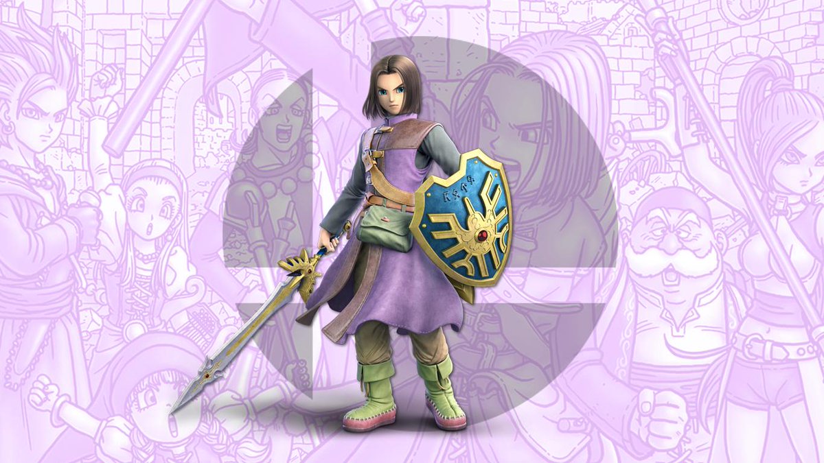 AceKyto's tweet photo. A Wallpaper for the Dragon Quest Protagonist who joined Smash

(Link to Download in replies) https://t.co/1qjP0XEAeG